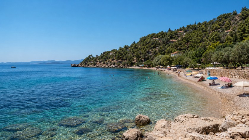 Akçagerme Plajı aile dostu sahil
