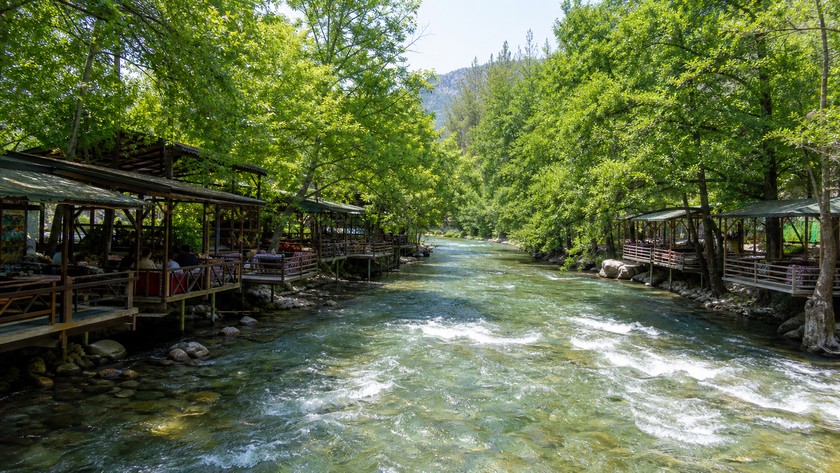 Dim Çayı su kenarı dinlenme alanları