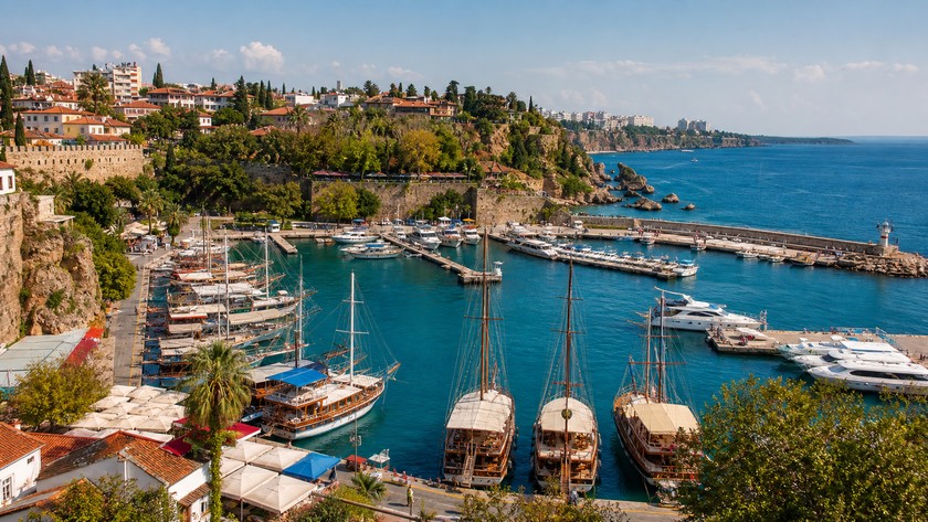 Kaleiçi Yat Limanı tekneleri