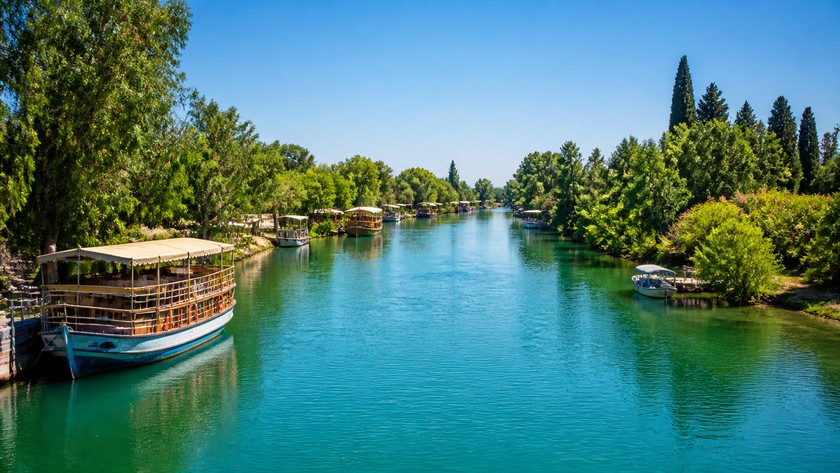 Manavgat Nehri ve tekne rotası