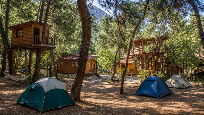 olympos kamp agac ev bolgesi