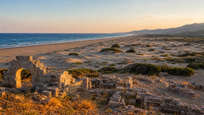 Patara Plajı ve Patara Antik Kenti rotası