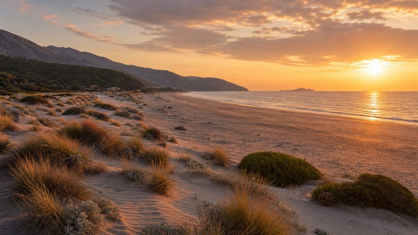Patara Plajı geniş kumsalı