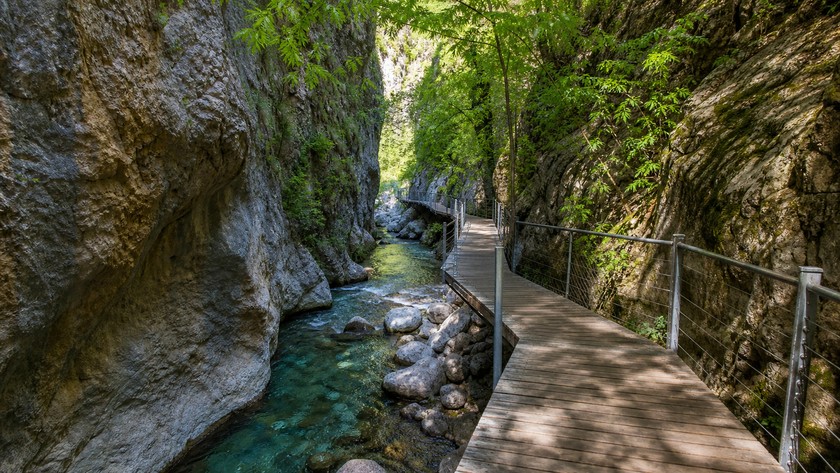 Sapadere Kanyonu yürüyüş yolu