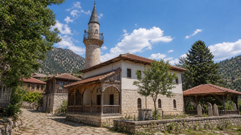 sarihacilar tarihi cami baglantisi