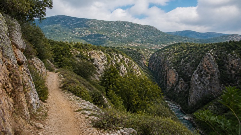 Gökbük Kanyonu çevresinde doğal yürüyüş rotası
