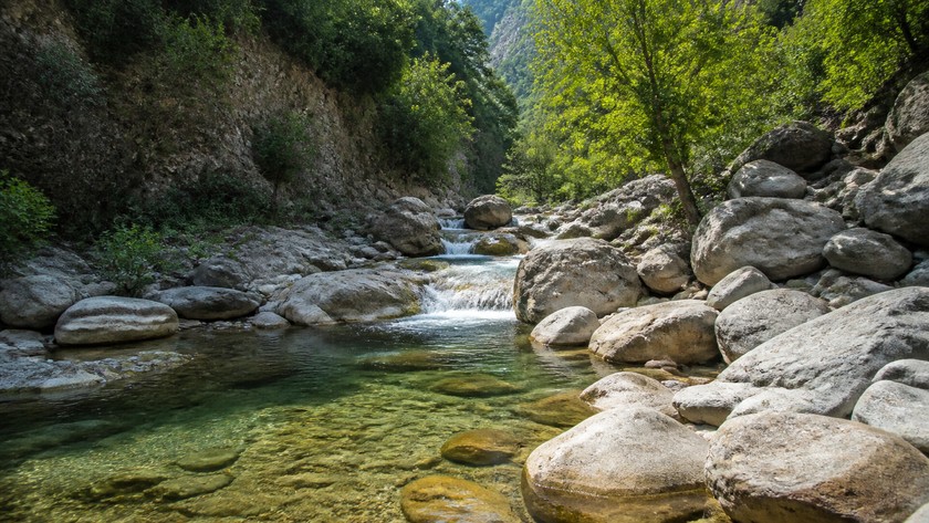 Gökbük Kanyonu kayalık su yatağı