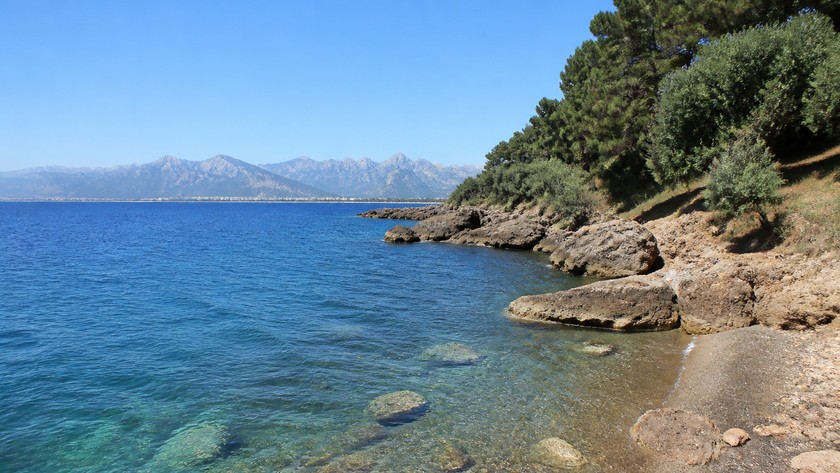 Topçam Mesire Alanı deniz kıyısı