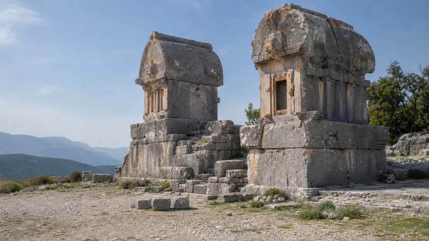Xanthos'taki Likya anıt mezarları