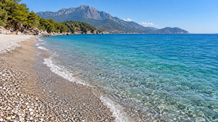 Çamyuva Plajı kıyı ve deniz