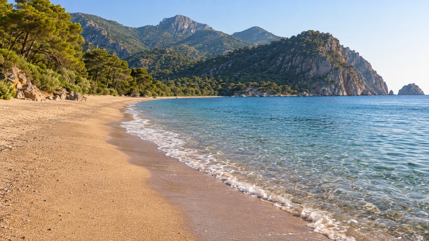 Çıralı Sahili kıyı ve deniz