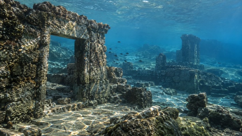 Kekova sakin koy manzarası