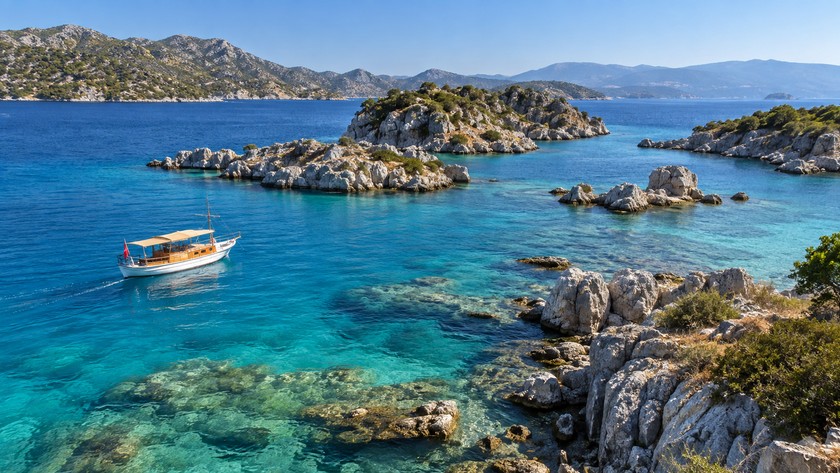 Kekova batık şehir suları