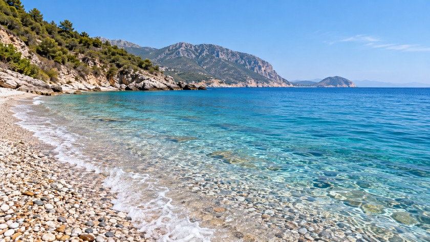 Sahilkent Plajı kıyı ve deniz