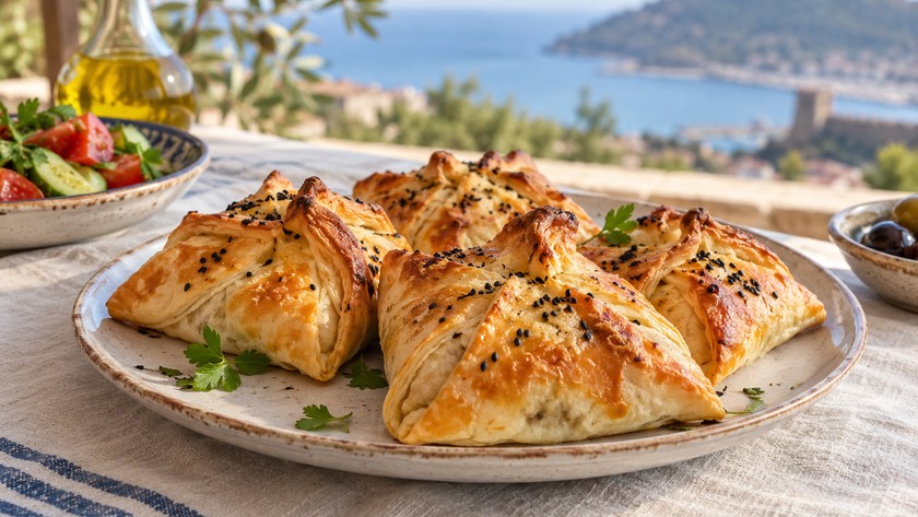Sade sofrada temsili Alanya Bohçası sunumu