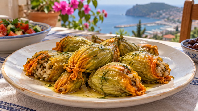 Alanya Çiçek Dolması: Kabak Çiçeğiyle Yöresel Bir Sofra Lezzeti